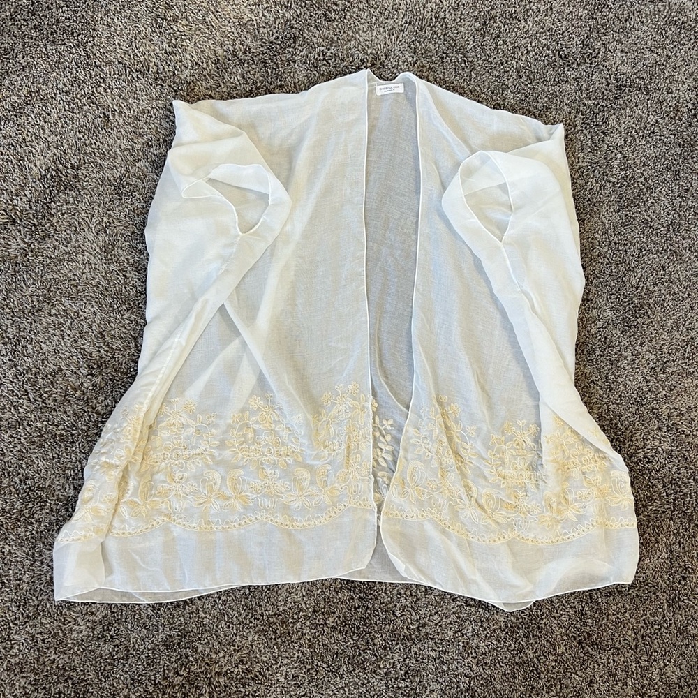 Chic Soul Beach Cover Up in White